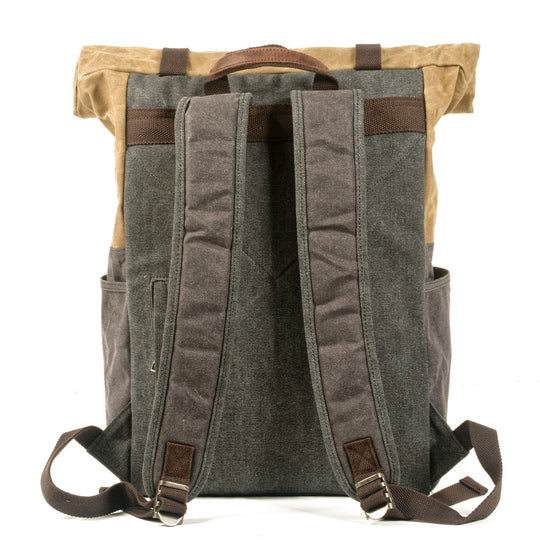 Aelric | Vintage Waxed Canvas and Leather Rolltop