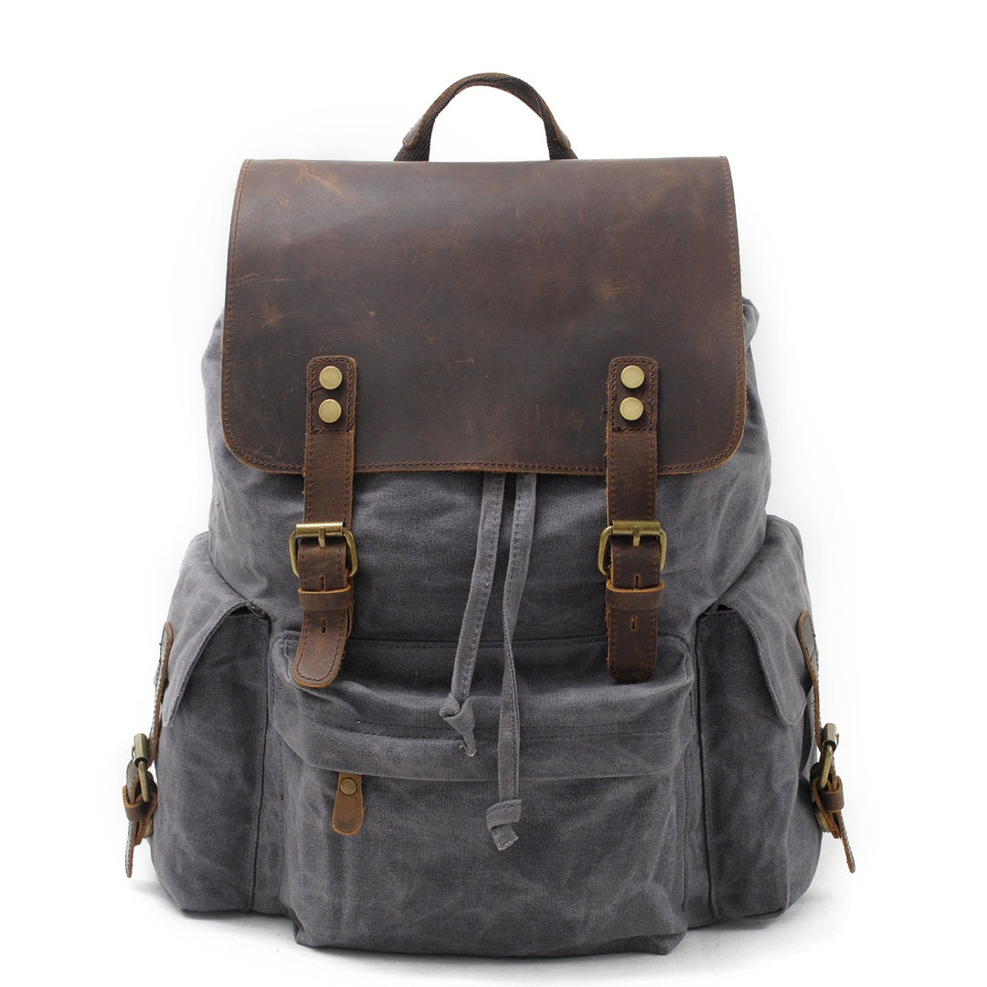 Arven | Vintage Waxed Canvas and Leather Hiking Backpack