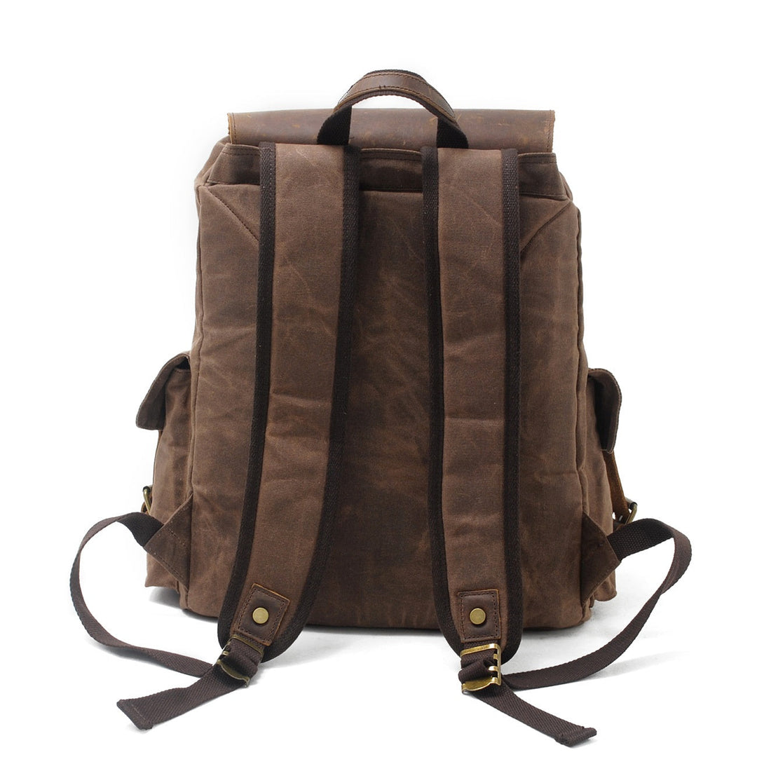 Arven | Vintage Waxed Canvas and Leather Hiking Backpack