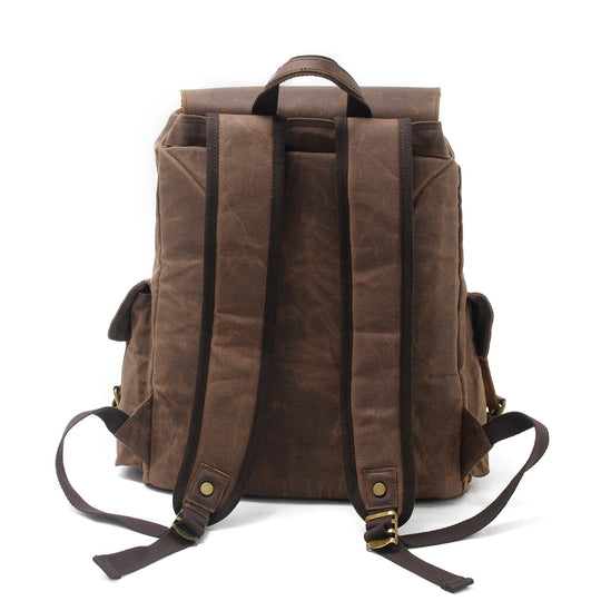 Arven | Vintage Waxed Canvas and Leather Hiking Backpack