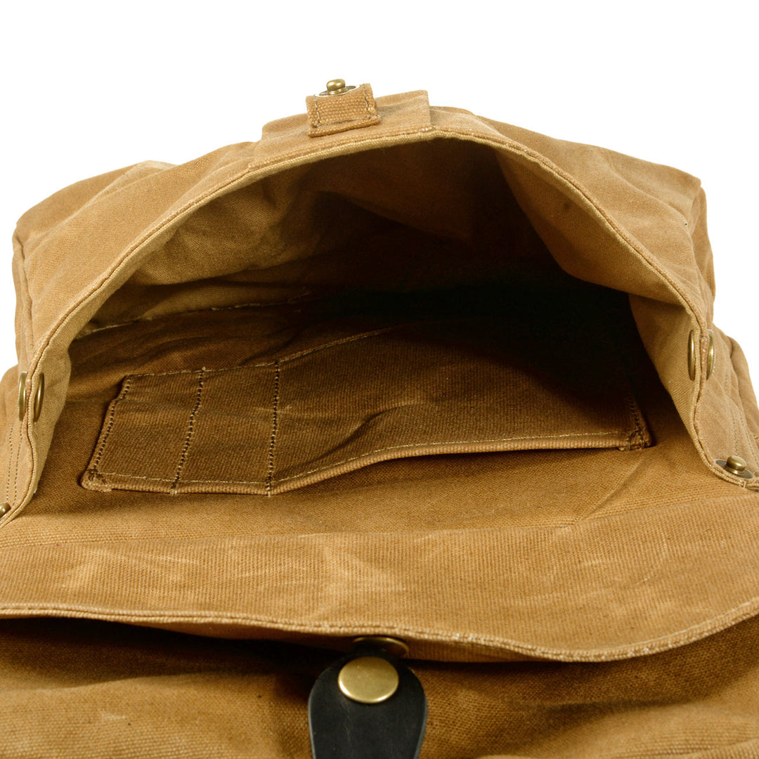 Calder | Canvas and Leather Backpack