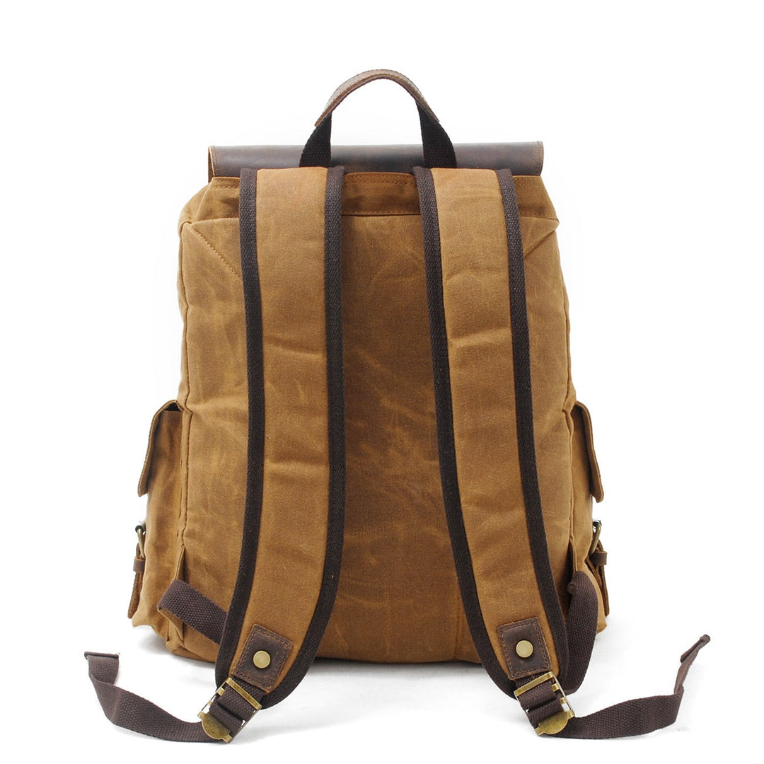 Arven | Vintage Waxed Canvas and Leather Hiking Backpack