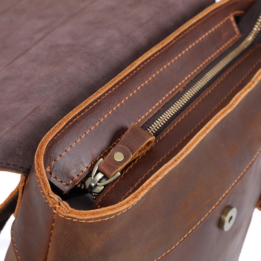 Mavi | Compact Leather Backpack