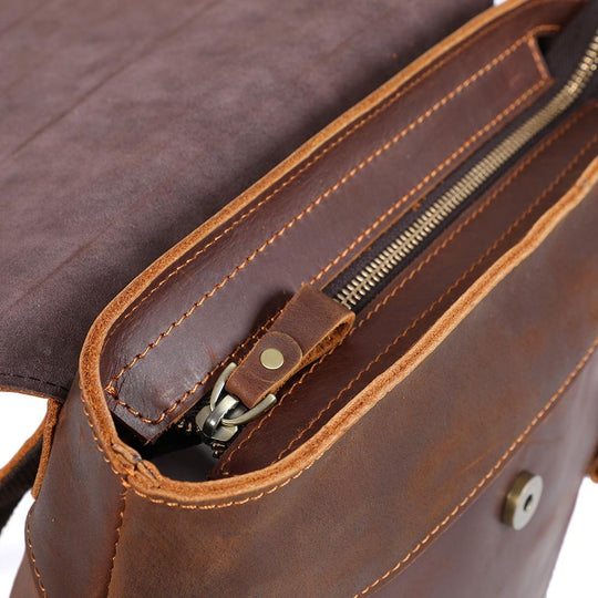 Mavi | Compact Leather Backpack