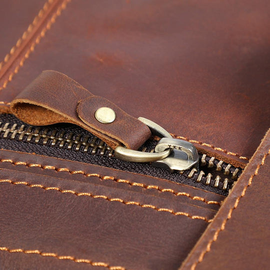 Mavi | Compact Leather Backpack