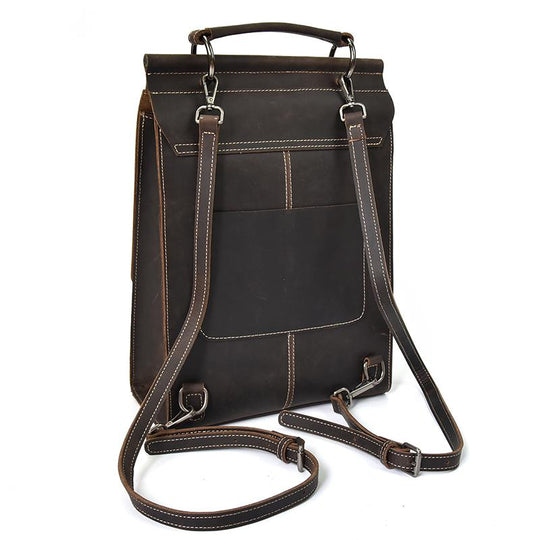 Rhett | Convertible Leather Backpack Handbag